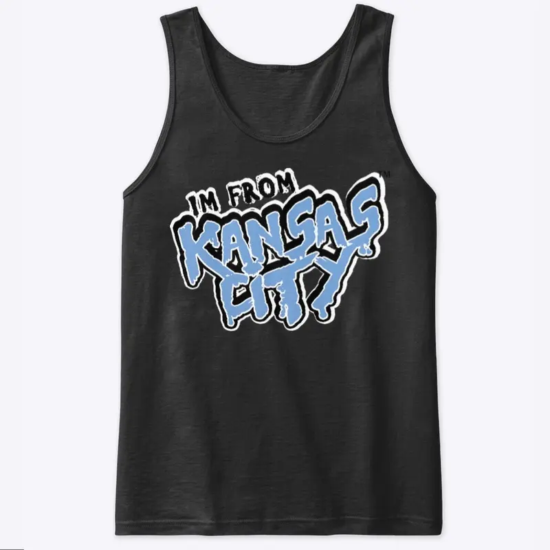 Light blue font tank