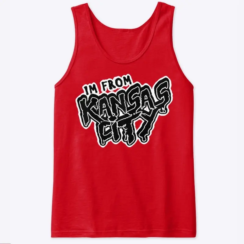 Black font tank